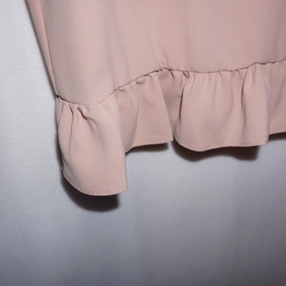 Code x Mode Pink Blouse with Ruffles - Picture 3 of 7